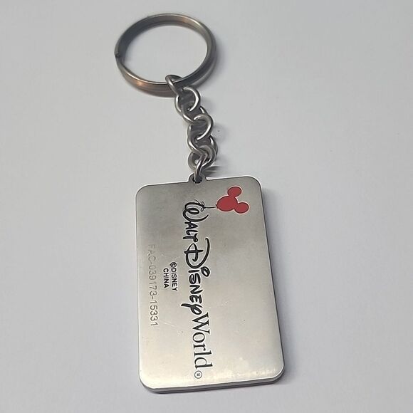 Walt Disney World '#1 Tia'' Polished Aluminum Key Chain - Picture 4 of 4